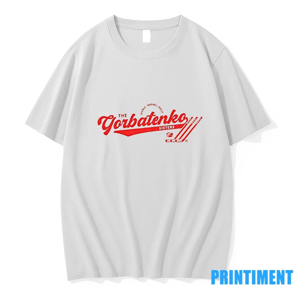 The Gorbatenko Sisters Script Logo Nicole Rachel Kelly Hockey Logo Tshirts Sweater