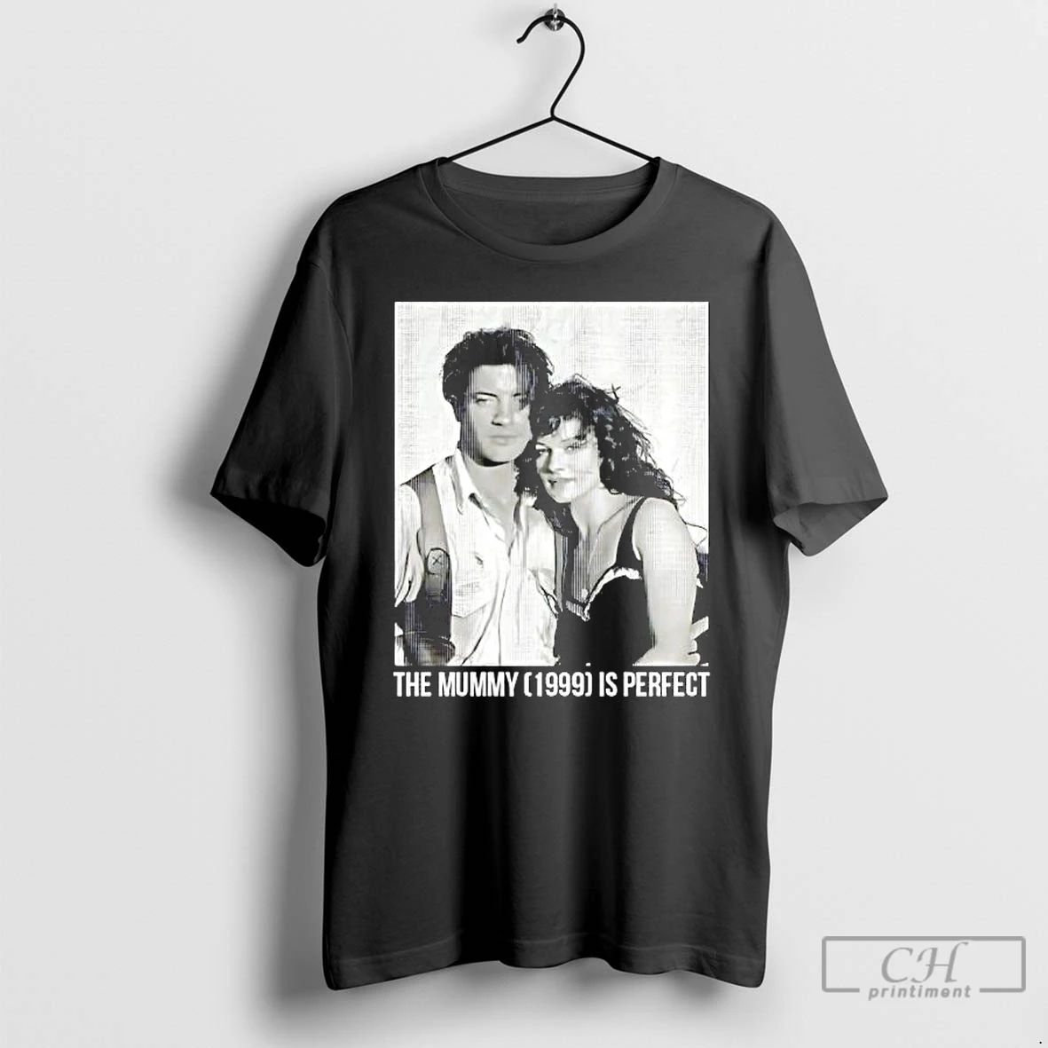 Premium Brendan Fraser And Rachel Weisz The Mummy 1999 Film Is Perfect T Shirts