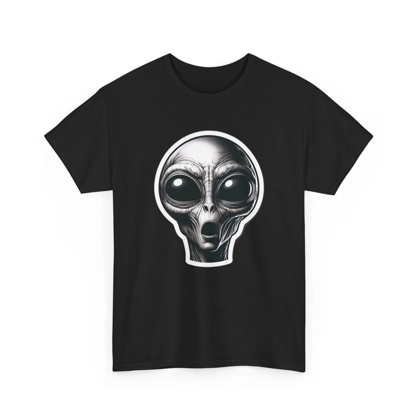 Unisex Adult T Shirt Suprised Extraterrestrial Alien Surprise Sci Fi Gift Idea