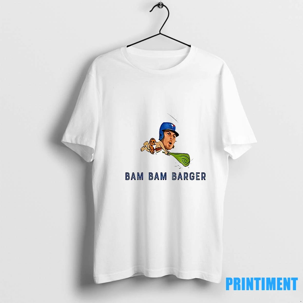 Davis Schneider Wearing A Bam Bam Barger Mlb Tshirts Sweater