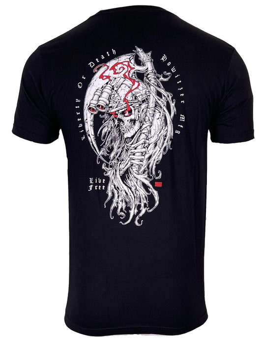 Howitzer Style Men's T-Shirt LIBERTY REAPER Military Grunt MFG