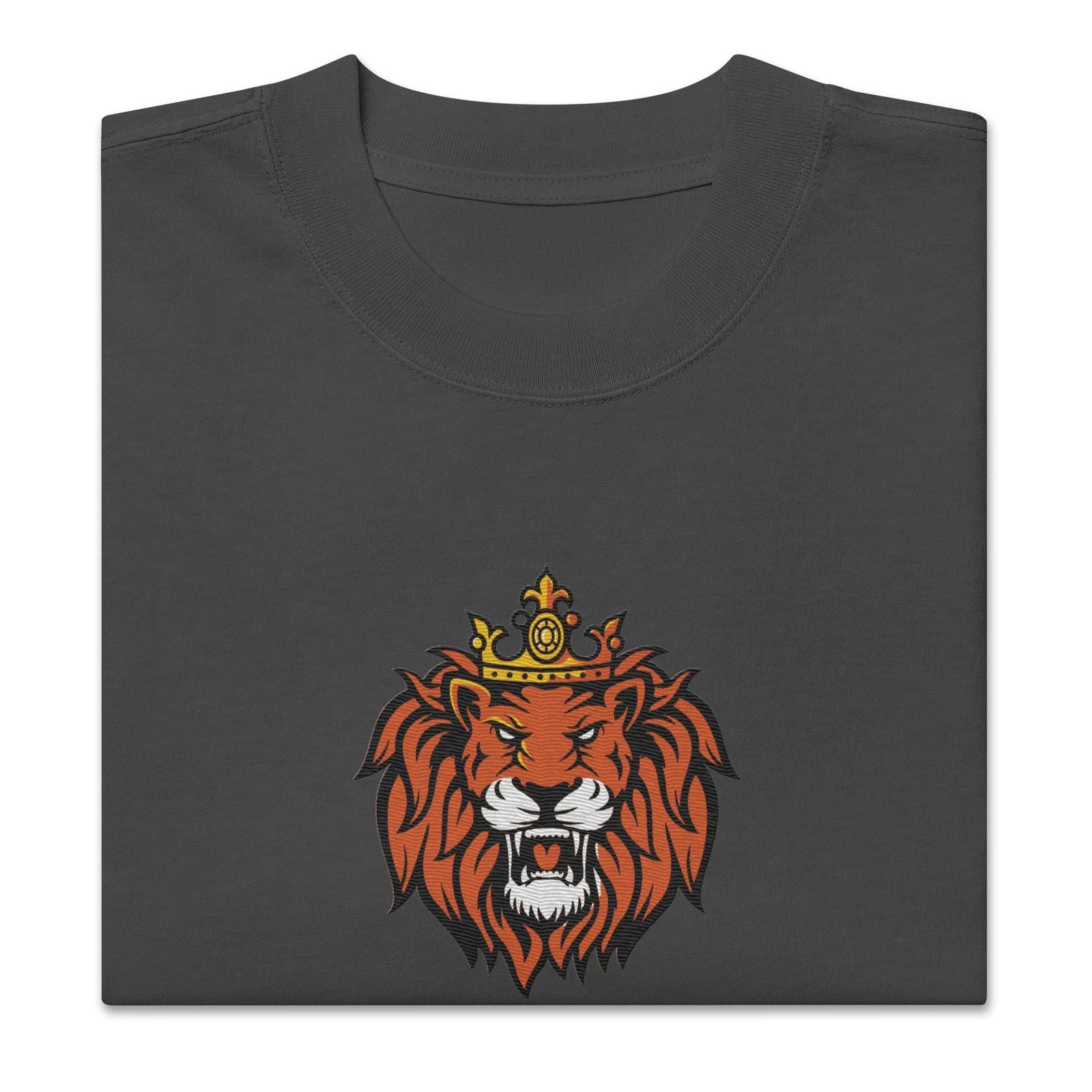 Lion Oversized faded t-shirt
