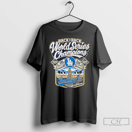Classic La Dodgers 2024 2025 Back 2 Back Champions Jobs American Done National Christmas