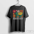 Classic Floral Immigrants Make America Great T Shirts