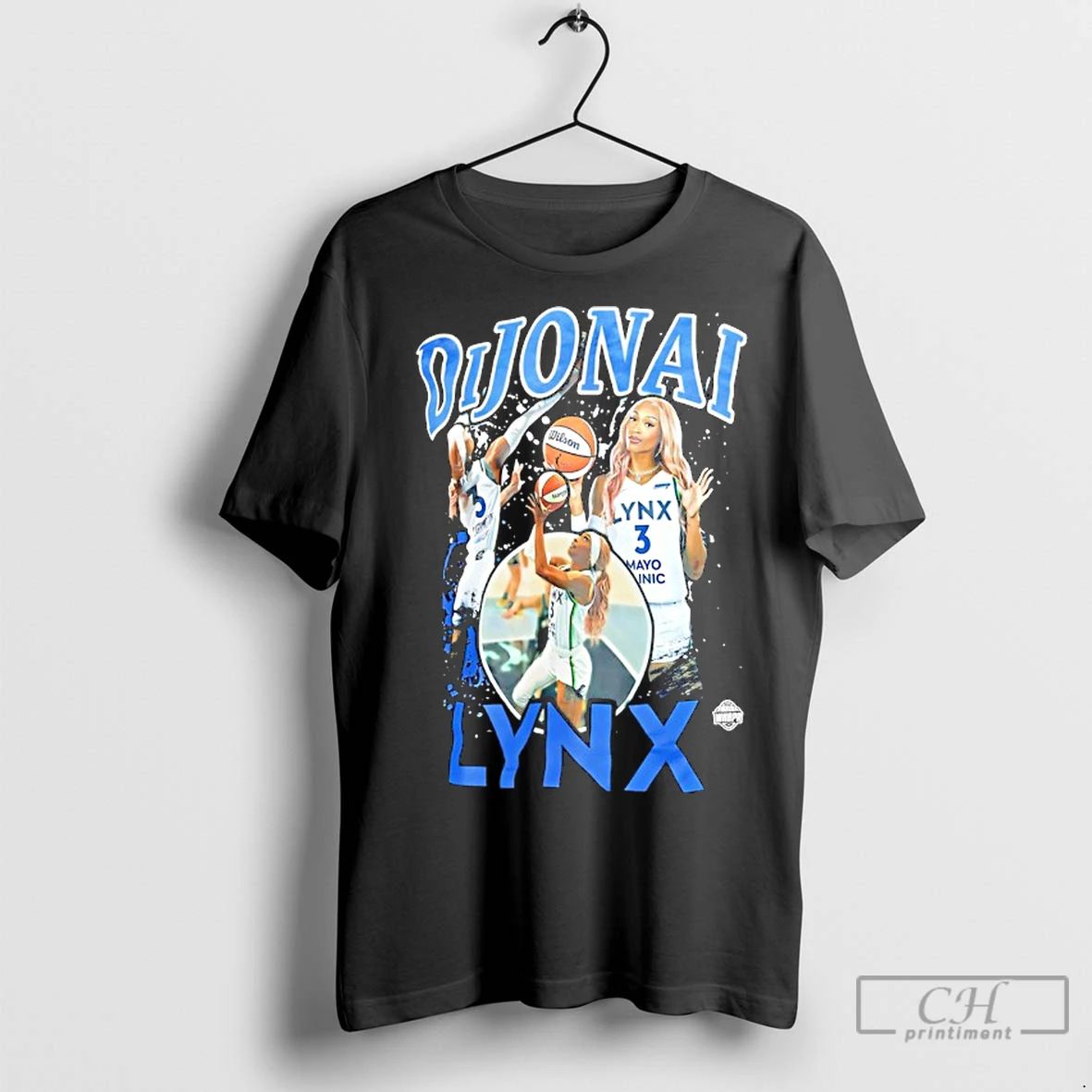 Premium Dijonai Carrington Minnesota Lynx Wnba Crossroads 90s Bootleg