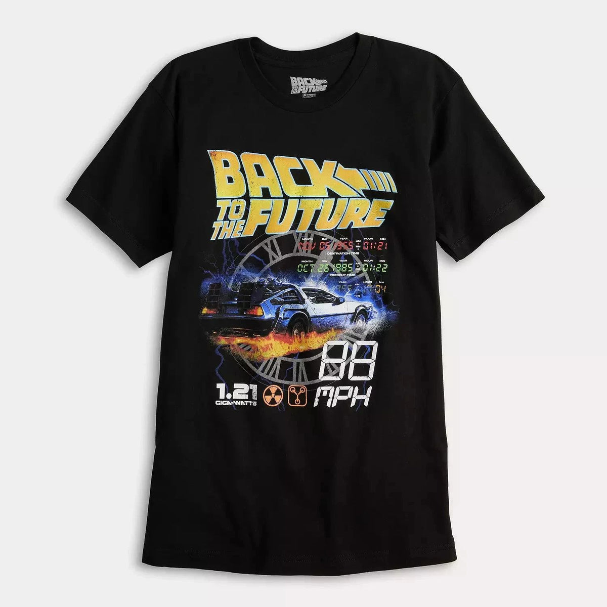 BACK TO THE FUTURE NWT 88MPH Movie Poster T-Shirt MENS XL NWT