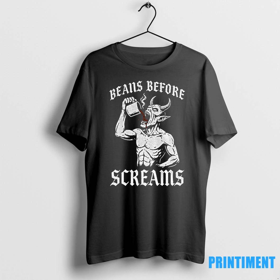 Devil Drink Coffee Beans Before Screams Halloween Tshirts Sweater