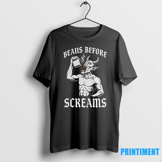 Devil Drink Coffee Beans Before Screams Halloween Tshirts Sweater