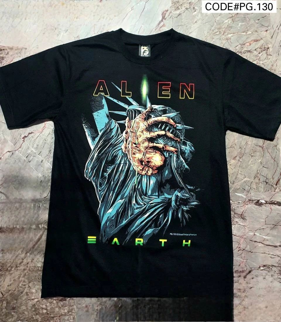 Halloween Alien Invasion T-Shirt – Sci-Fi Horror Graphic Tee Sizes  XL XXL