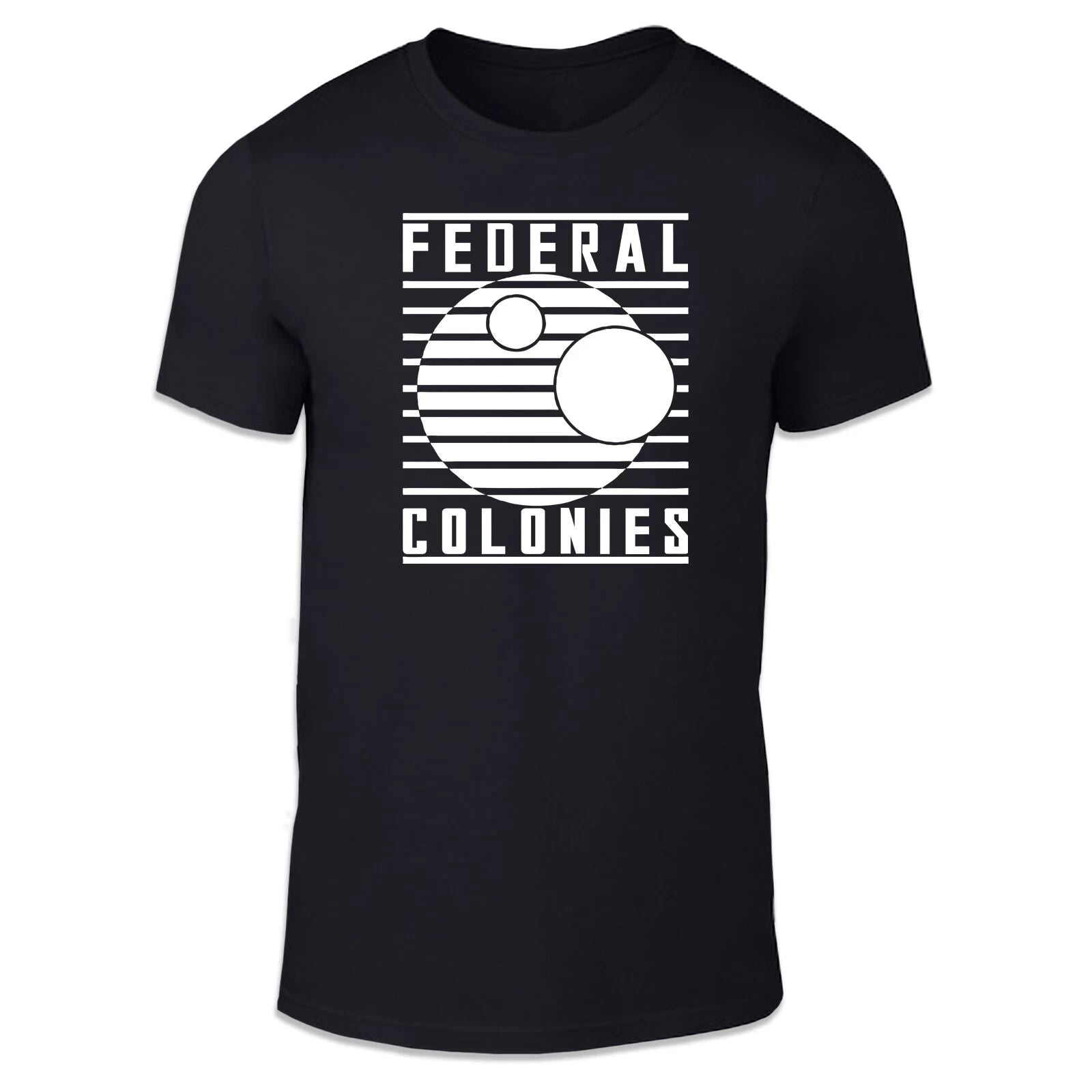 Federal Colonies Adult Unisex T Shirt - Space Planets