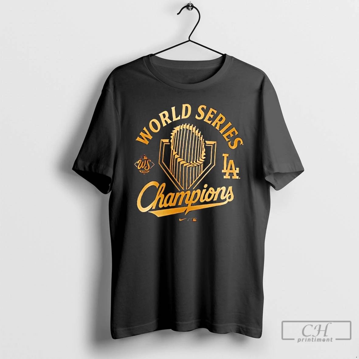 Classic Los Angeles Dodgers 2025 World Series Champions Locker Room Parade 2 Sided T Shirts