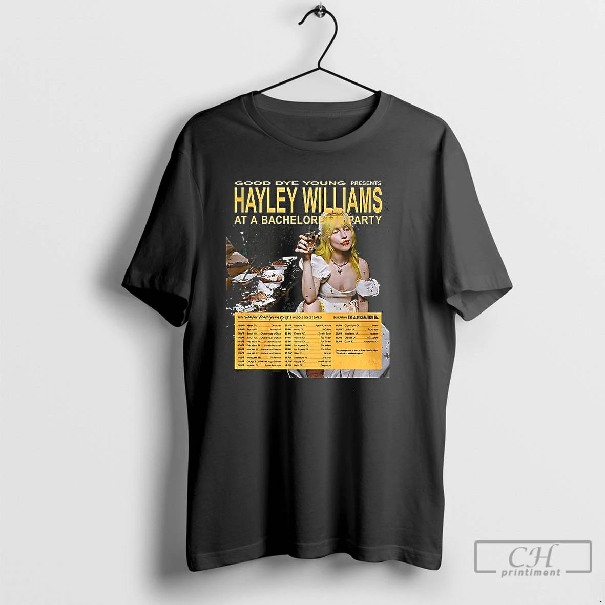 Premium Hayley Williams Ego Death At A Bachelorette Party Tour 2026 T Shirts