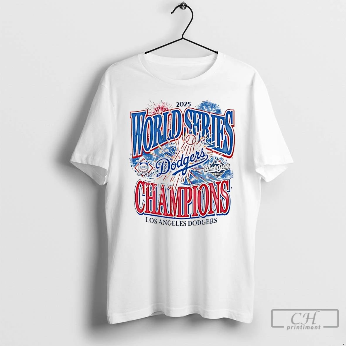 Classic Los Angeles Dodgers 2025 World Series Champions Franklin T Shirts