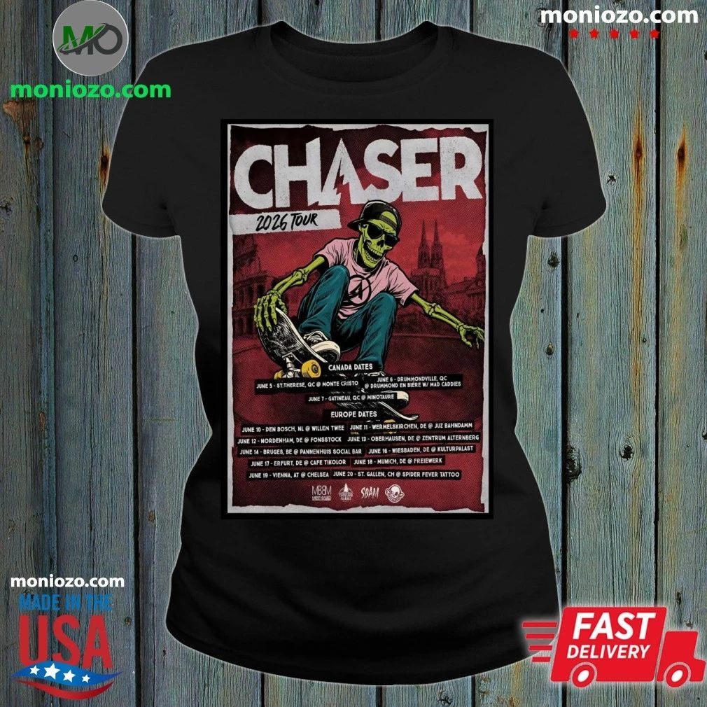 Original Chaser Canada 2026 Tour Poster Shirt – Best Gift for Music Fans