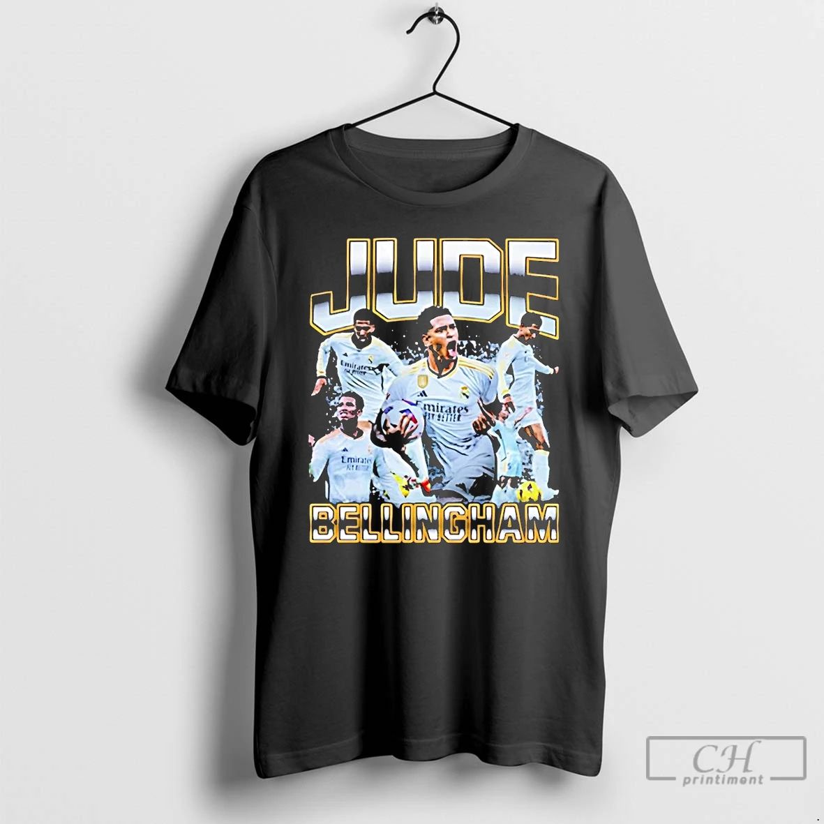 Classic Jude Bellingham Picture Collage Real Madrid Fc T Shirts