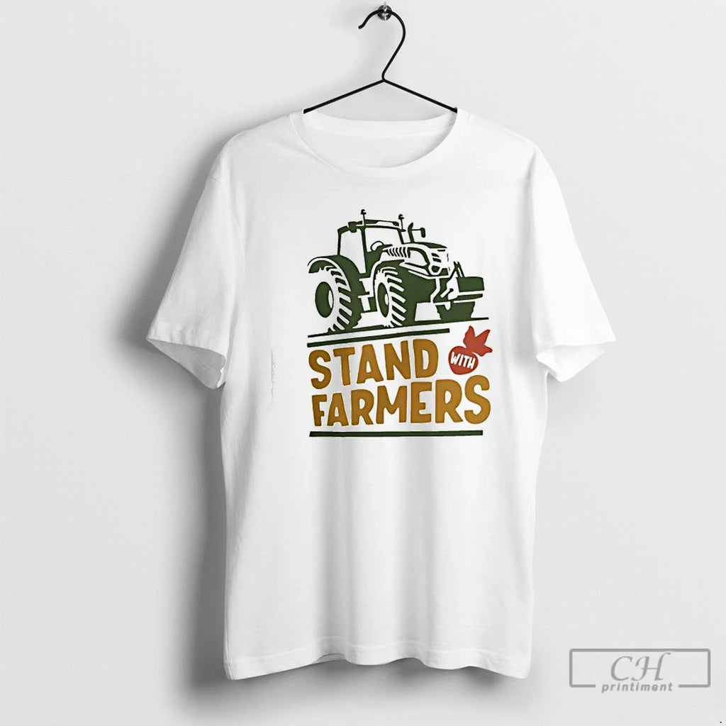 Premium Stand With Farmers Truck T Shirts