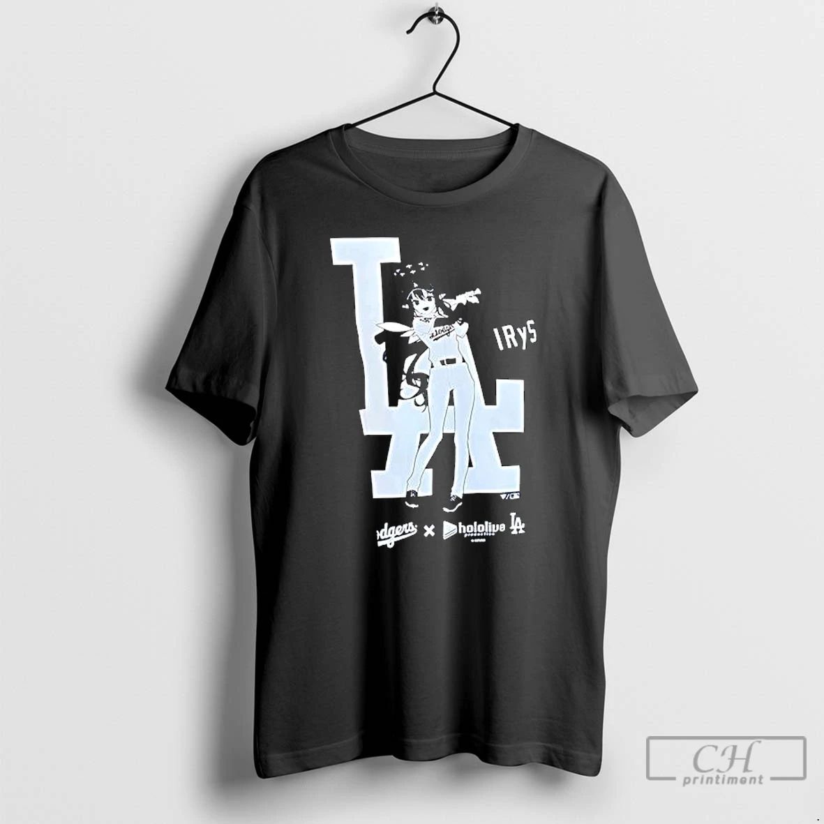 Premium Los Angeles Dodgers X Hololive Night Irys T Shirts