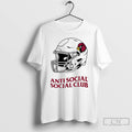 Classic Arizona Cardinals X Anti Social Social Club Assc Helmet Logo T Shirts
