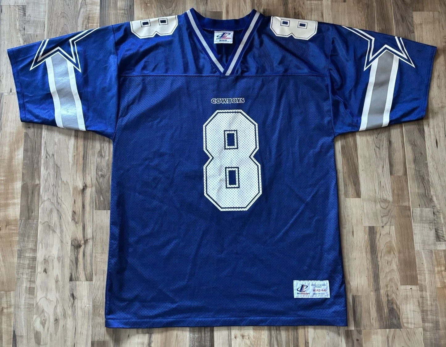 Vintage Dallas Cowboys Aikman Mesh Football Jersey, Football Team Apparel