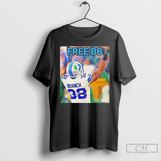 Classic Free Bb Brian Branch Detroit Lions T Shirts