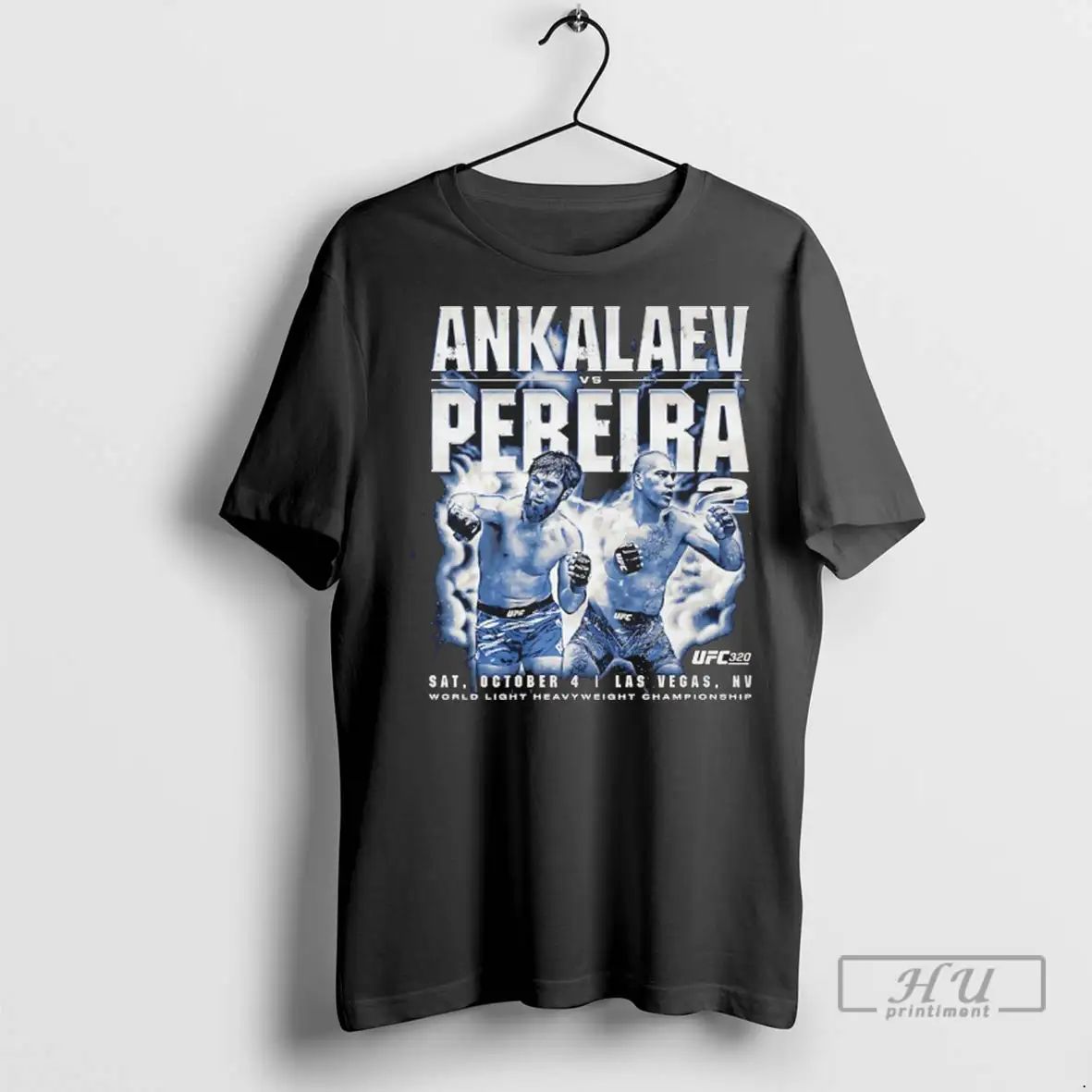 Trending Ufc 320 Ankalaev Vs Pereira 2 World Light Heavuweight Champions T Shirts