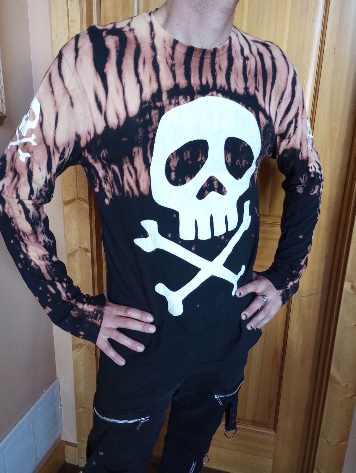 Space Pirate Captain Harlock Danzig Misfits PunkgothDIY Unisex longsleeve SHIRT