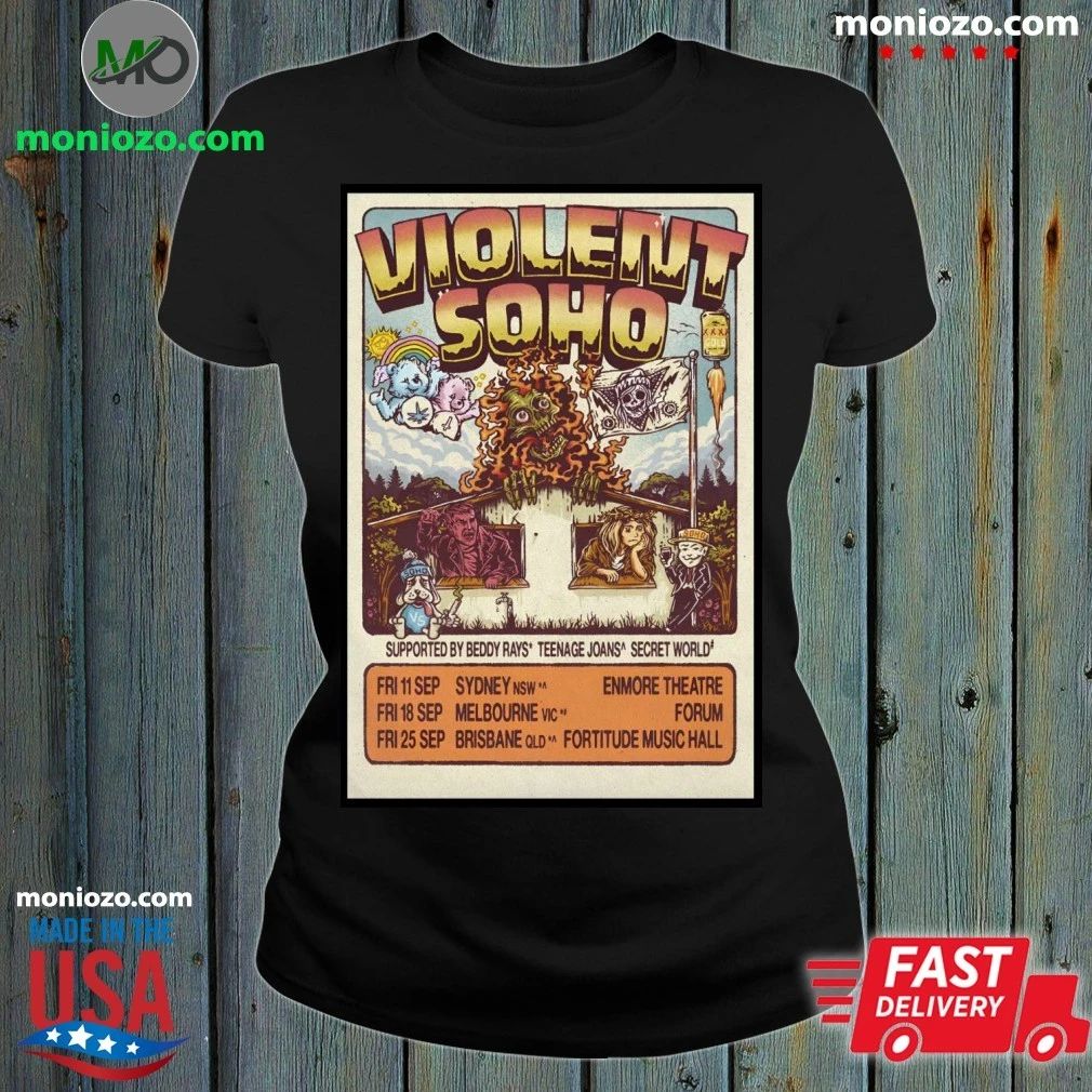 Violent Soho In Brisbane QLD On Sept 25 2026 Poster Shirt