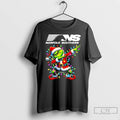 Classic Santa Grinch Dabbing Norfolk Southern Railway Christmas Light T Shirts