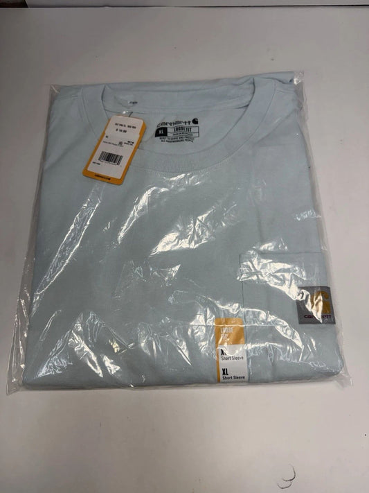 Carhartt K87 Pocket T-Shirt Men’s XL Loose Fit Light Blue Short Sleeve New