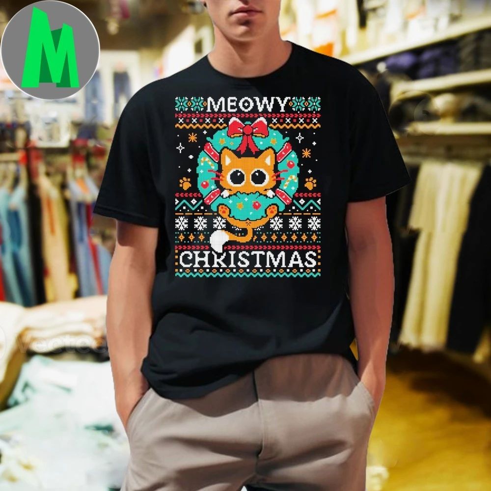 Meowy Christmas Shirt