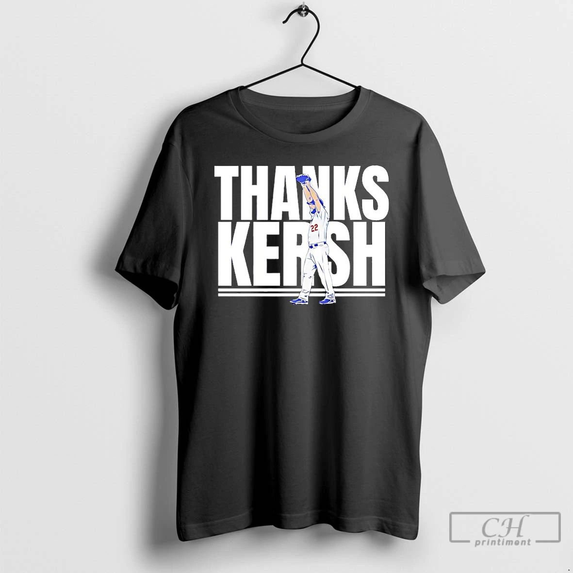 Classic Clayton Kershaw Los Angeles Dodgers Thank You T Shirts