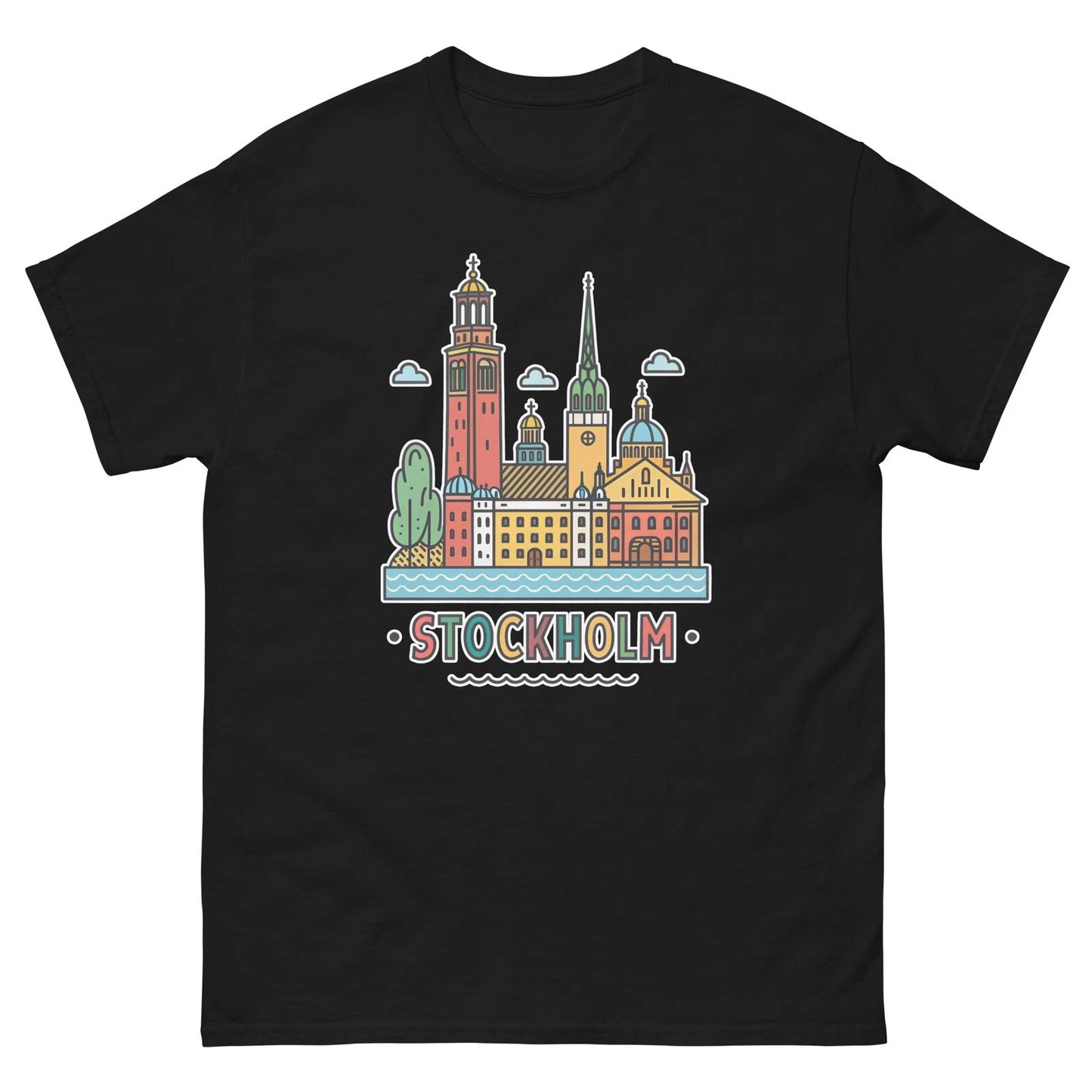 Stockholm World Travel Urban Area City T-Shirt