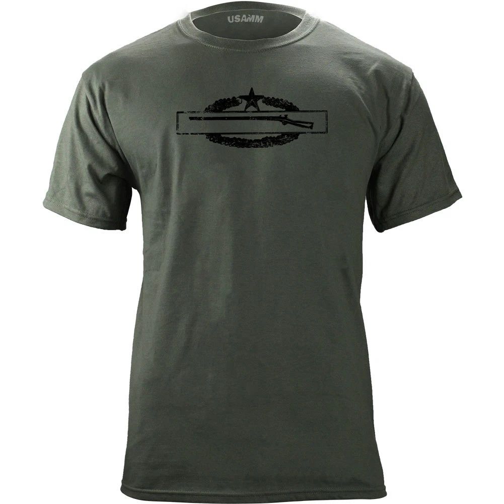 Vintage Army Combat Infantry 2nd Award Badge Subdued Veteran T-Shirt