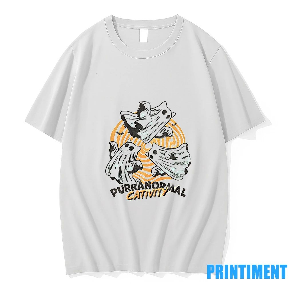 Purranormal Cativity Ghost Cat Halloween Tshirts Sweater