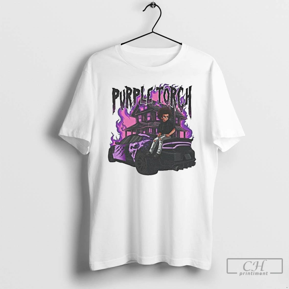 Premium Srt Len Purple Torch Halloween T Shirts