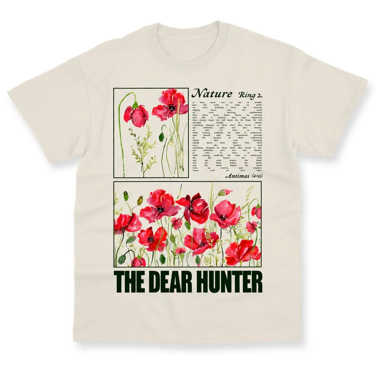 Nature Ring 2 The Dear Hunter Band Shirt White Unisex S-5XL EM0677