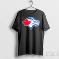 Classic Toronto Raptors And Toronto Blue Jays Team Logos Maple Leaf T Shirts