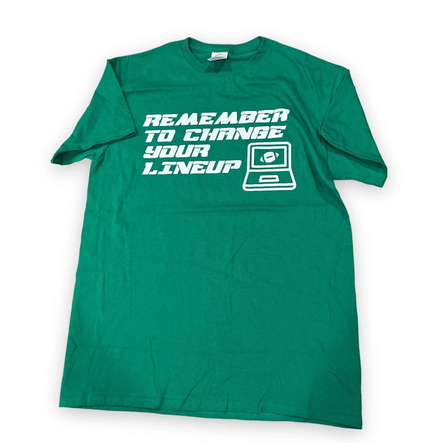 Remember To Change Your Lineup Fantasy Football Draft Shirt Size XL