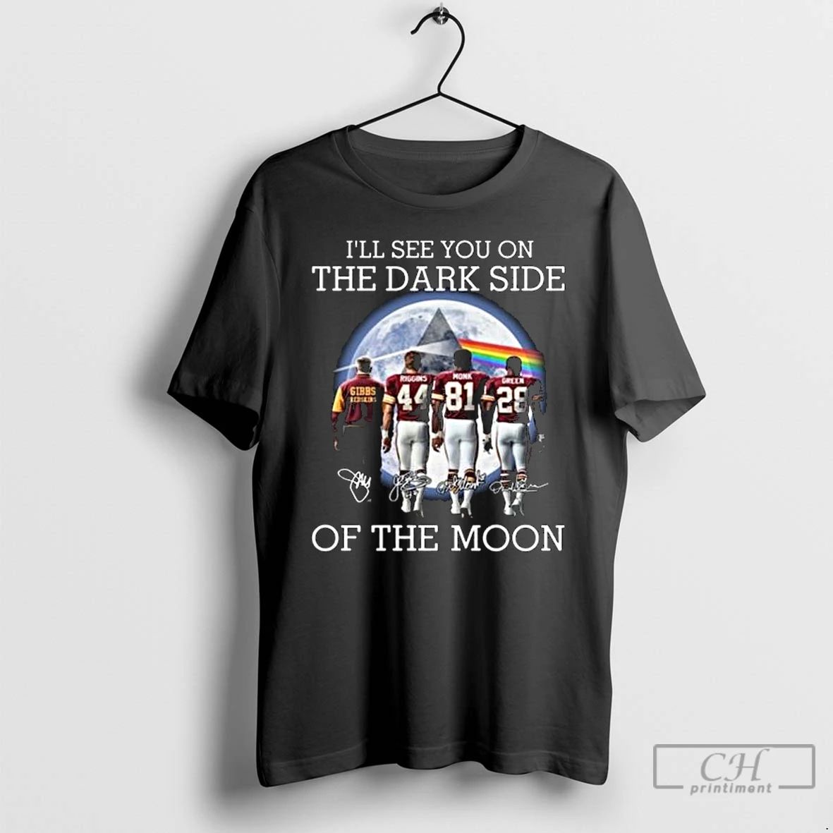 Classic Ill See You On The Dark Side Of The Moon Washington Redskins Legends Signatures
