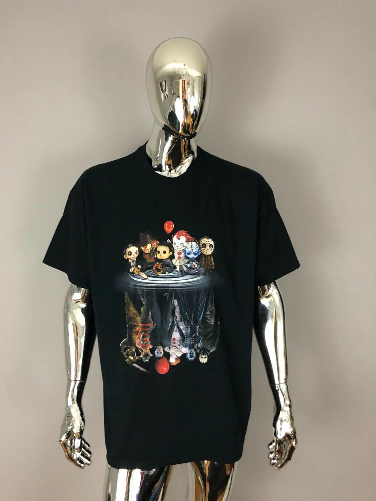 Gildan Print Art Black Graphic T-Shirt Size 2XL
