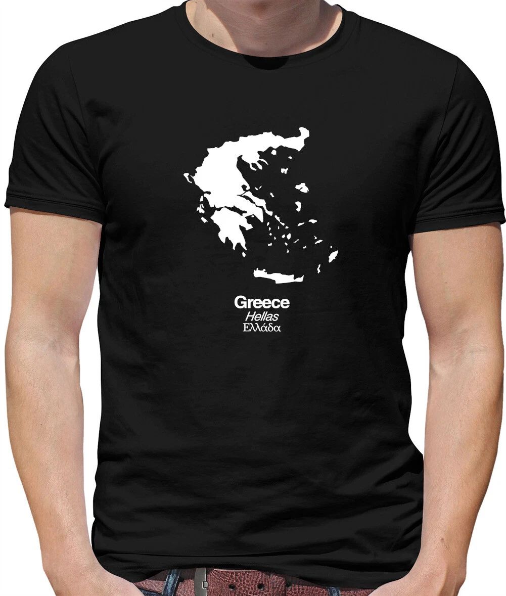Greece Silhouette - Mens T-Shirt - Greek Country Travel City Athens