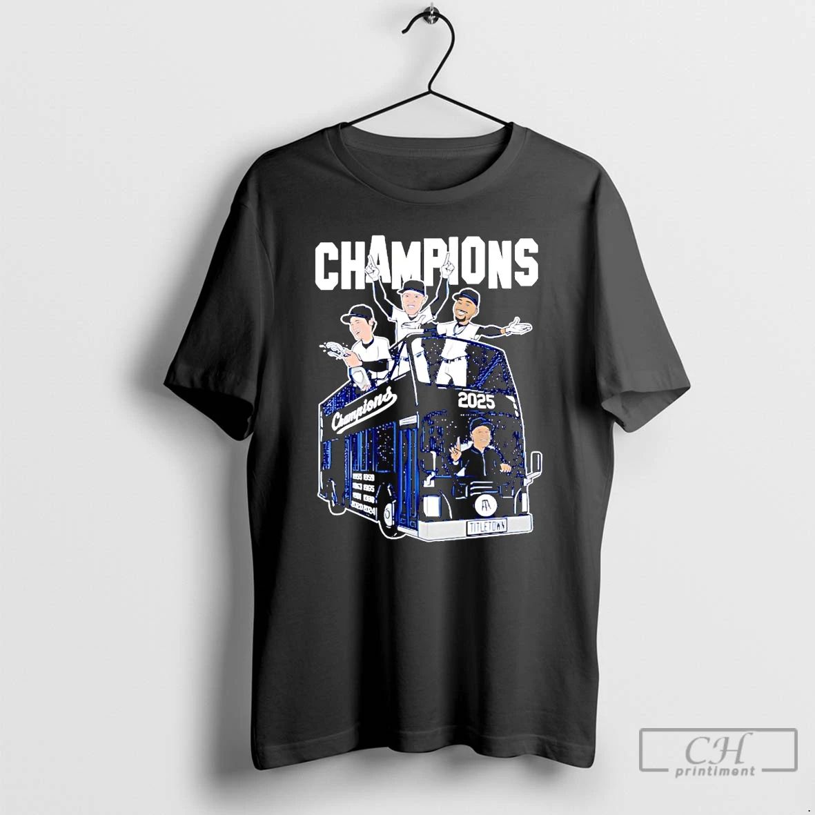 Premium Los Angeles Dodgers 2025 World Champions Players Title Town T Shirts