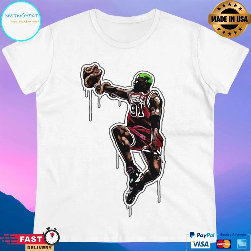 The Worm Dennis Rodman Chicago Bulls T-shirt