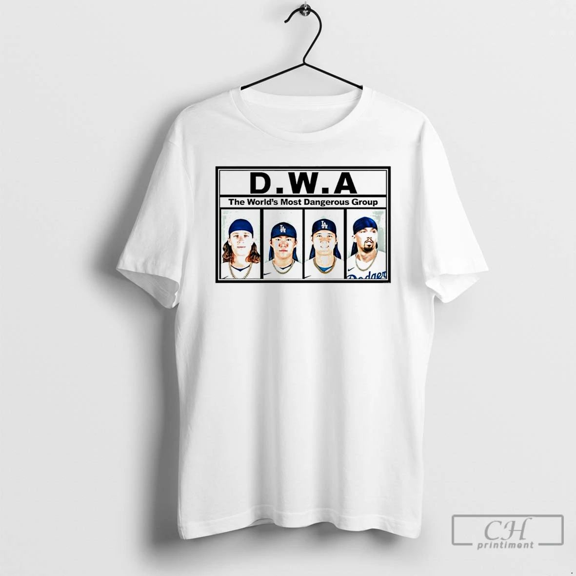 Classic La Dodgers Dwa The Worlds Most Dangerous Group T Shirts