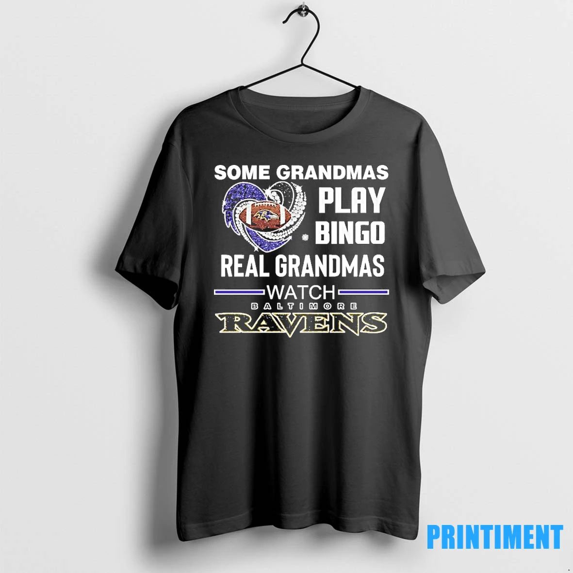 Some Grandmas Play Bingo Real Grandmas Watch Baltimore Ravens 2025 Tshirts Sweater