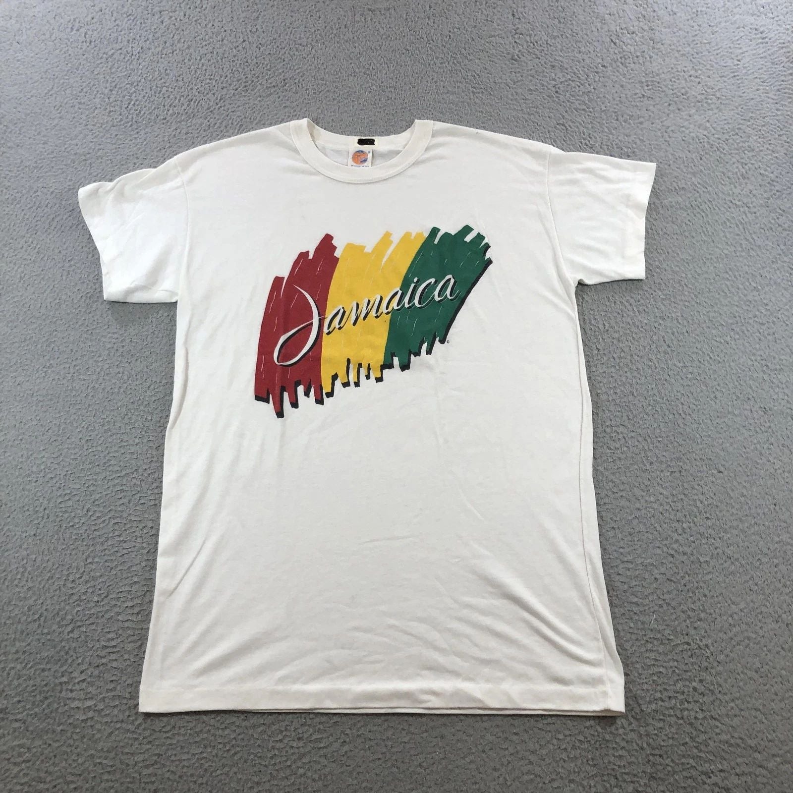 Vintage Jamaica Shirt Mens XL Rasta Reggae Sun Island 90s Made In Jamaica Tee