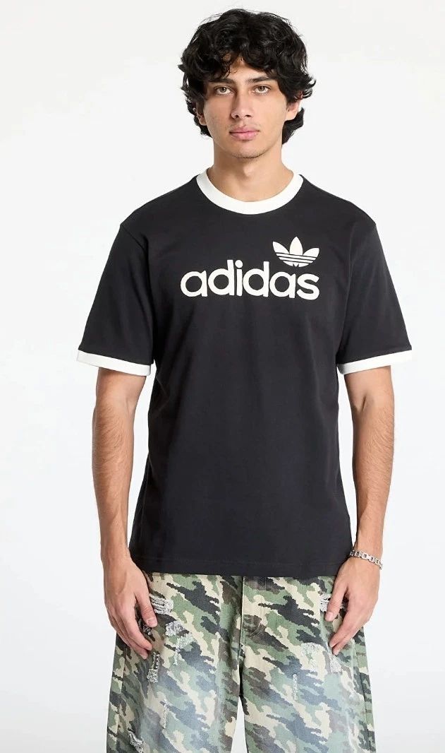 Adidas T-Shirt Size Large Originals Men's Simple Tee Black  (JC8372)