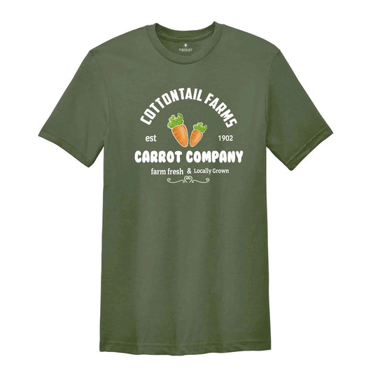 Cottontail Farms Carrot Company Shirt, Easter Day Shirt, Cute Easter Shirt, Funn