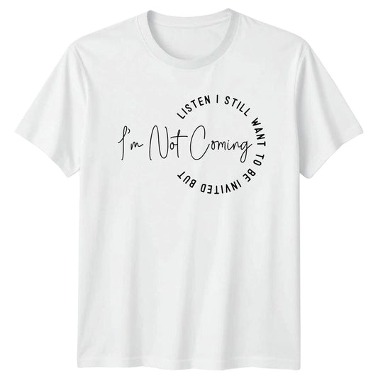 Listen I Still Want Unisex T-Shirt Introvert Humor Birthday Gift For Him