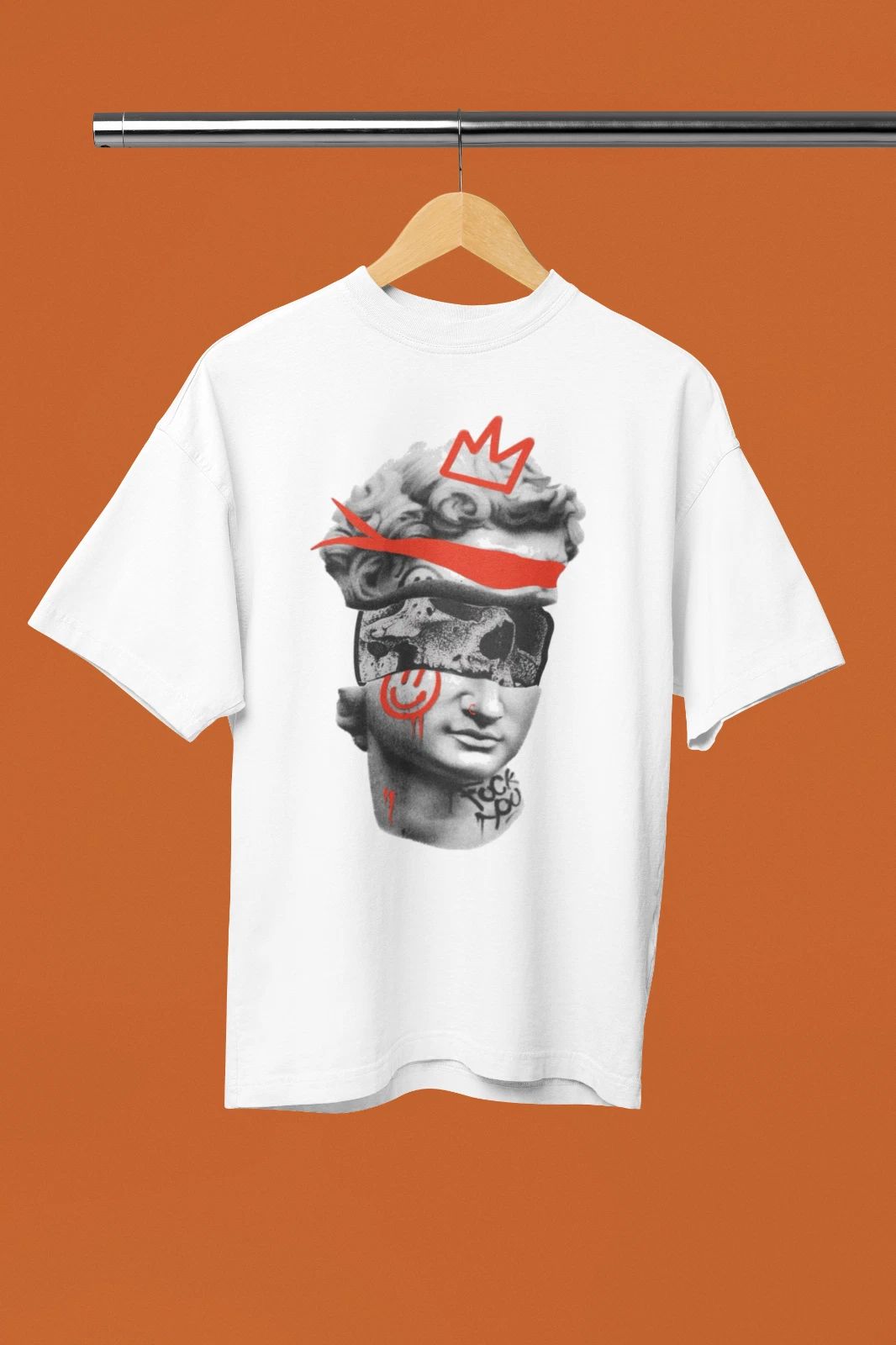 Street Art Inspired Sculpture Tee